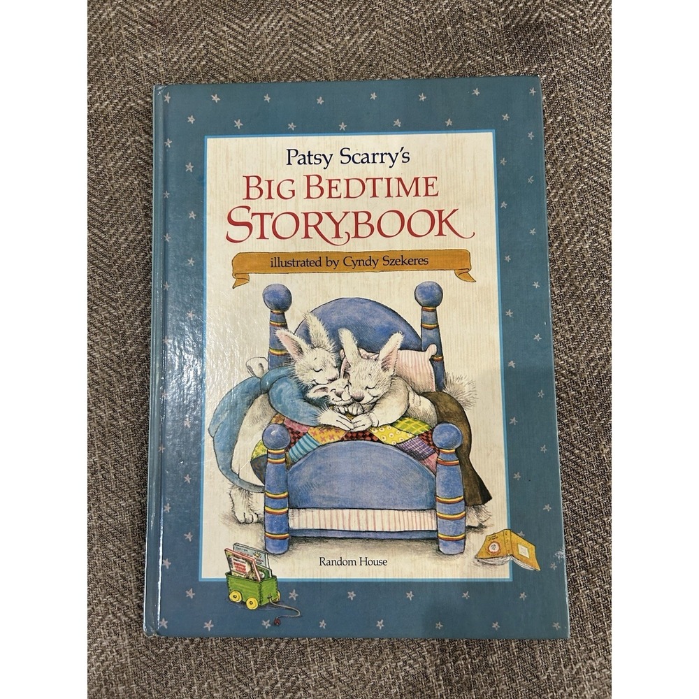 Vintage Children's‎ Book, 1980 Pat Scarry's Big Bedtime Storybook Hardcover
